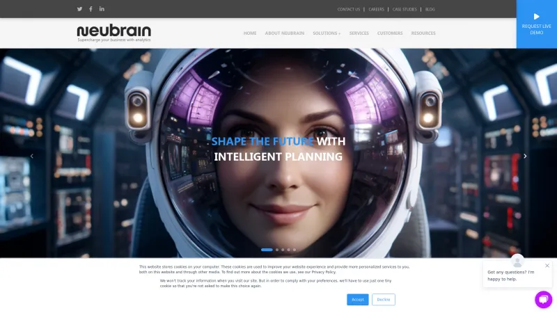 Homepage of Neubrain Budgeting