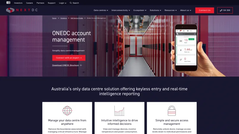 Homepage of ONEDC