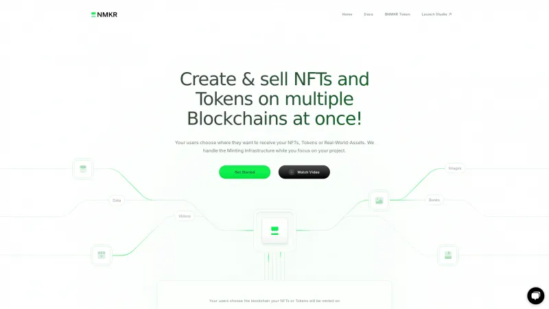 Homepage of NFT-MAKER.IO PRO