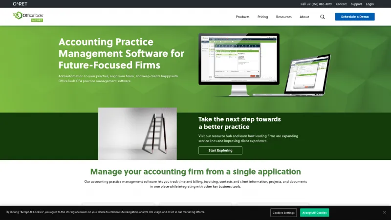 Homepage of OfficeTools