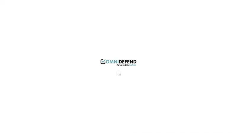 Homepage of OmniDefend