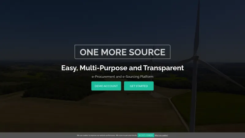 Homepage of One More Source