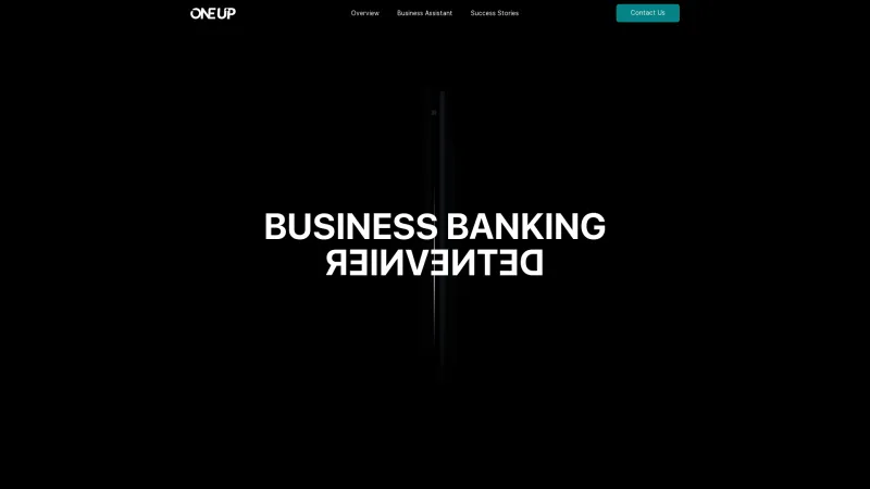 Homepage of ONE UP