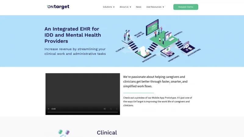 Homepage of OnTarget