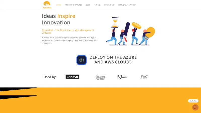 Homepage of OpenideaL