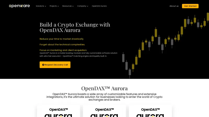 Homepage of OpenDAX