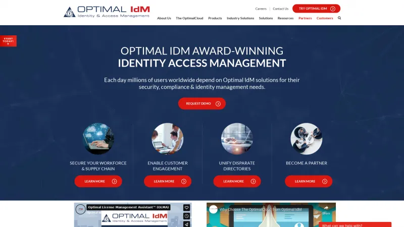 Homepage of OptimalMFA