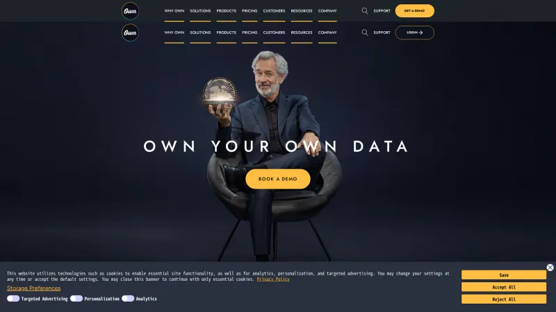 Homepage of Own Data