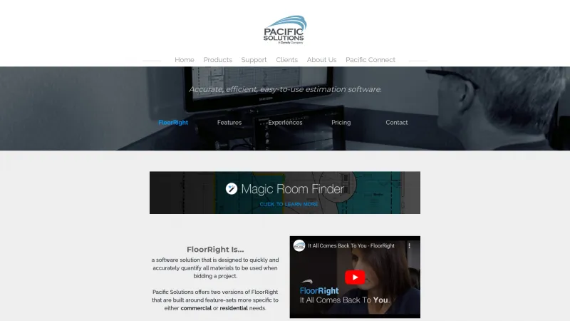 Homepage of FloorRight