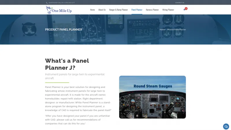 Homepage of Panel Planner