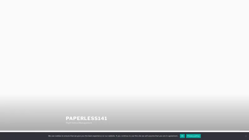 Homepage of Paperless141