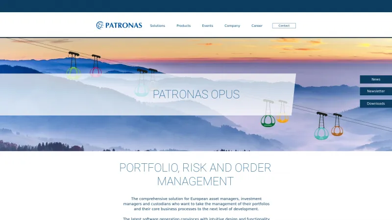 Homepage of PATRONAS OPUS