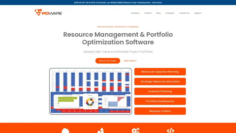 Homepage of PDWare