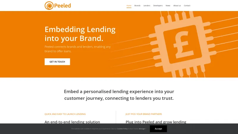 Homepage of Peeled