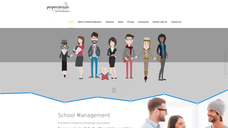 Homepage of PenPencilEraser