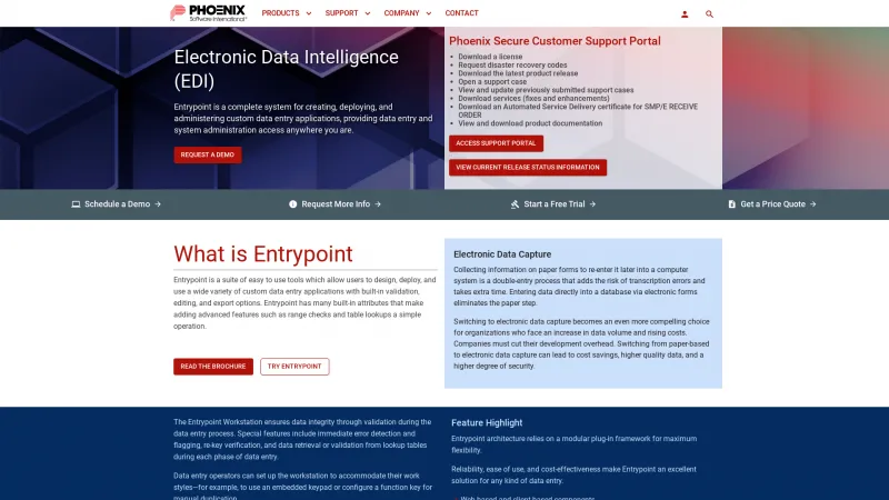 Homepage of Entrypoint i4