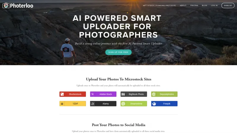 Homepage of Photerloo