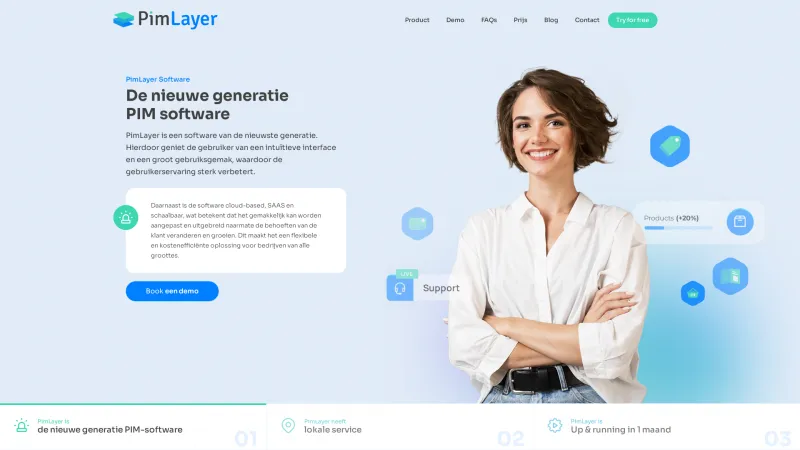 Homepage of PimLayer