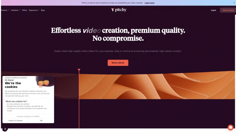 Homepage of Pitchy