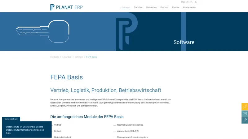 Homepage of FEPA Basis