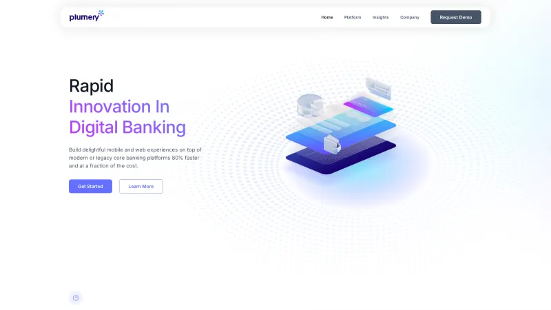 Homepage of Plumery