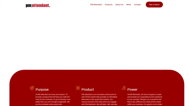 Homepage of PM Attendant