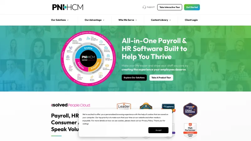 Homepage of PNI•HCM