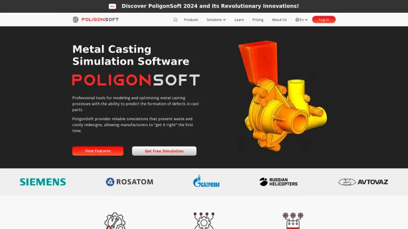 Homepage of PoligonSoft