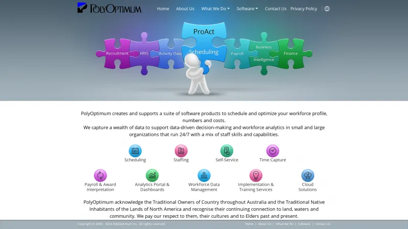 Homepage of PolyOptimum ProAct