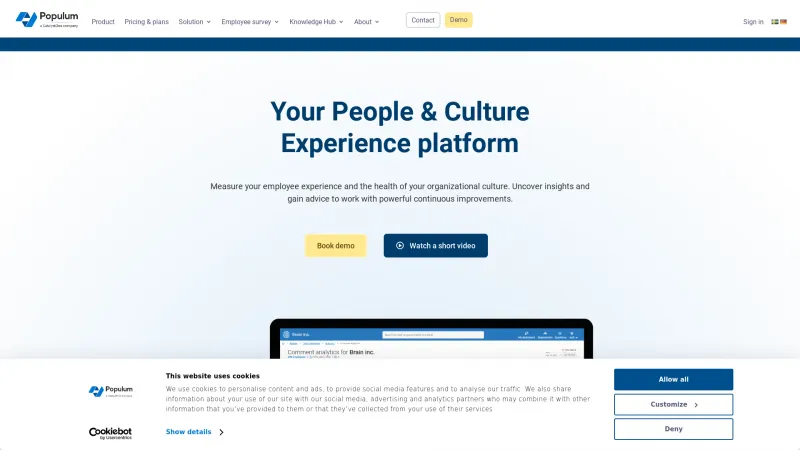 Homepage of Populum