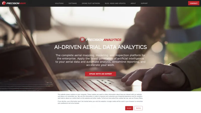 Homepage of PrecisionAnalytics