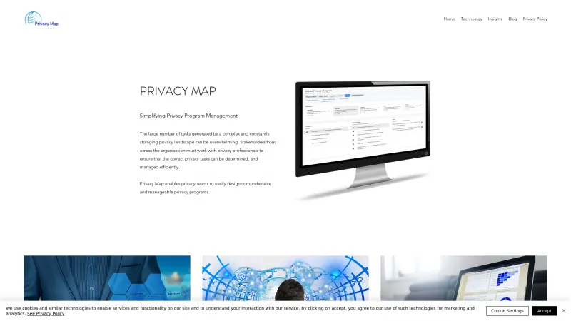 Homepage of Privacy Map