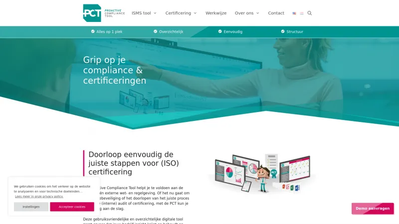 Homepage of ProActive Compliance Tool