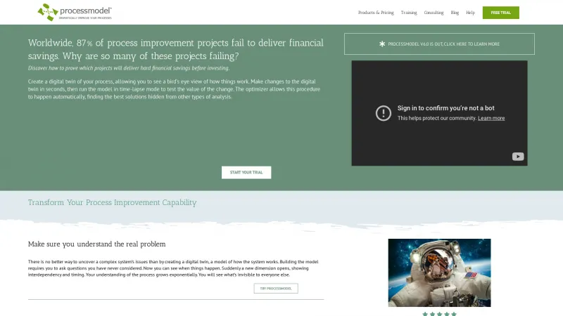 Homepage of ProcessModel