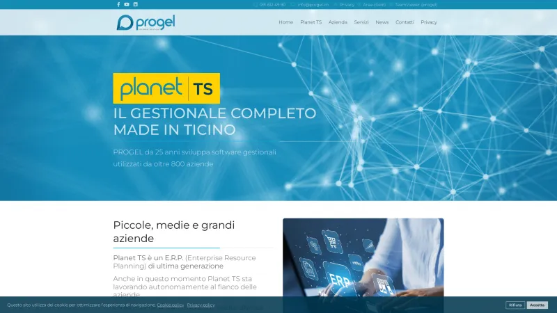 Homepage of Planet TS