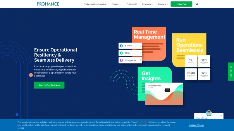 Homepage of ProHance