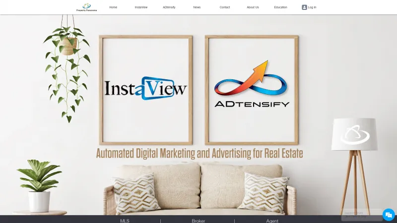 Homepage of Property Panorama