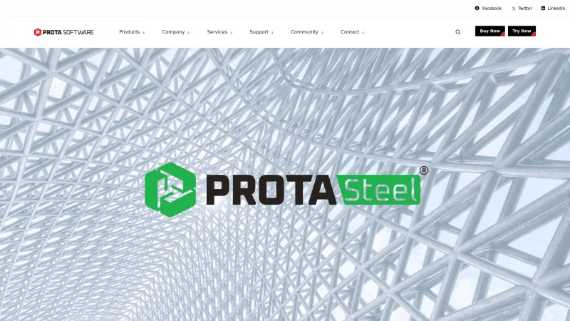 Homepage of ProtaSteel