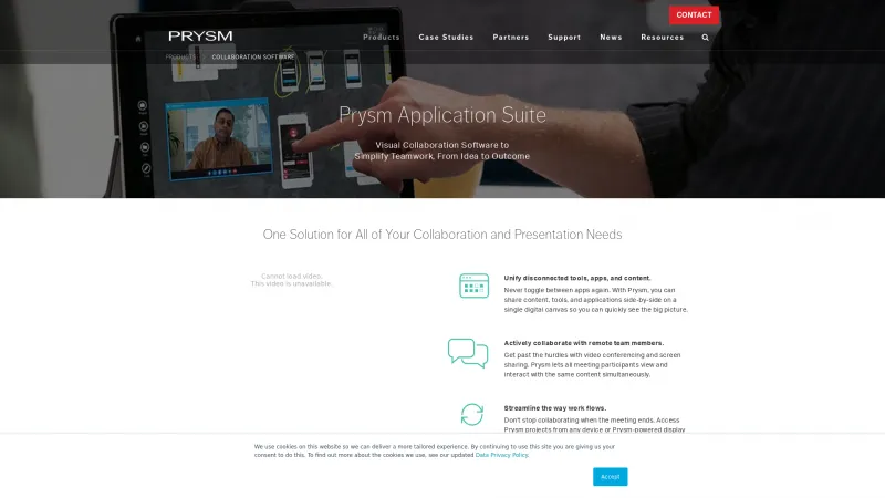 Homepage of Prysm