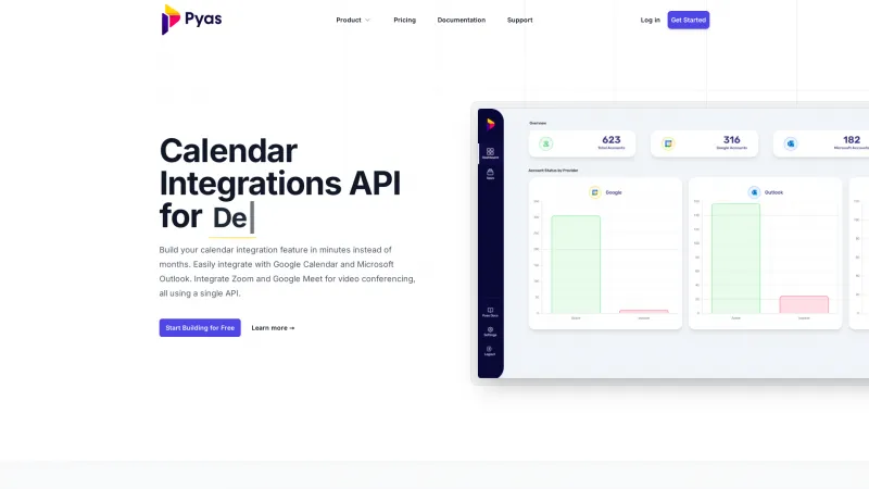 Homepage of Pyas