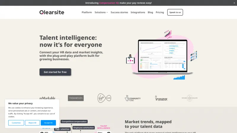 Homepage of Qlearsite