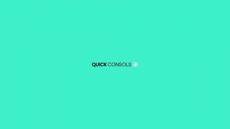 Homepage of Quick Consols