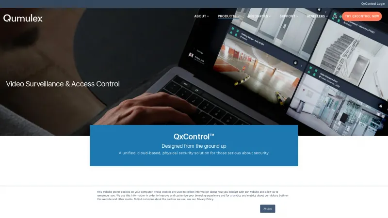 Homepage of Qumulex QxControl