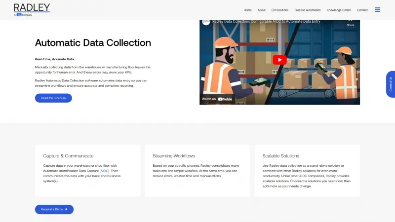 Homepage of Radley Data Collection