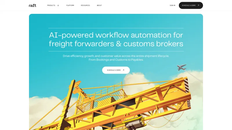 Homepage of Raft