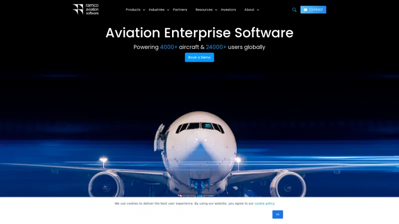 Homepage of Ramco Aviation