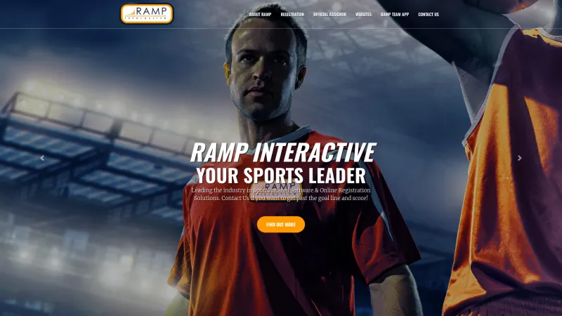 Homepage of RAMP InterActive