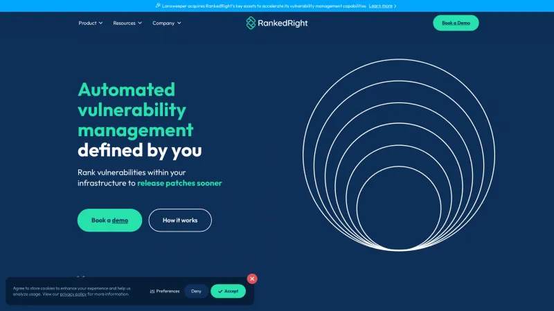 Homepage of RankedRight