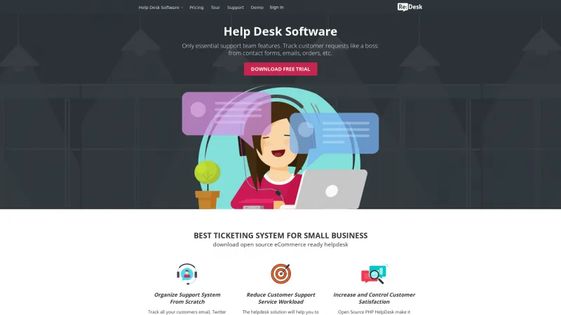 Homepage of Re:Desk