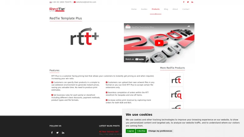 Homepage of RTT